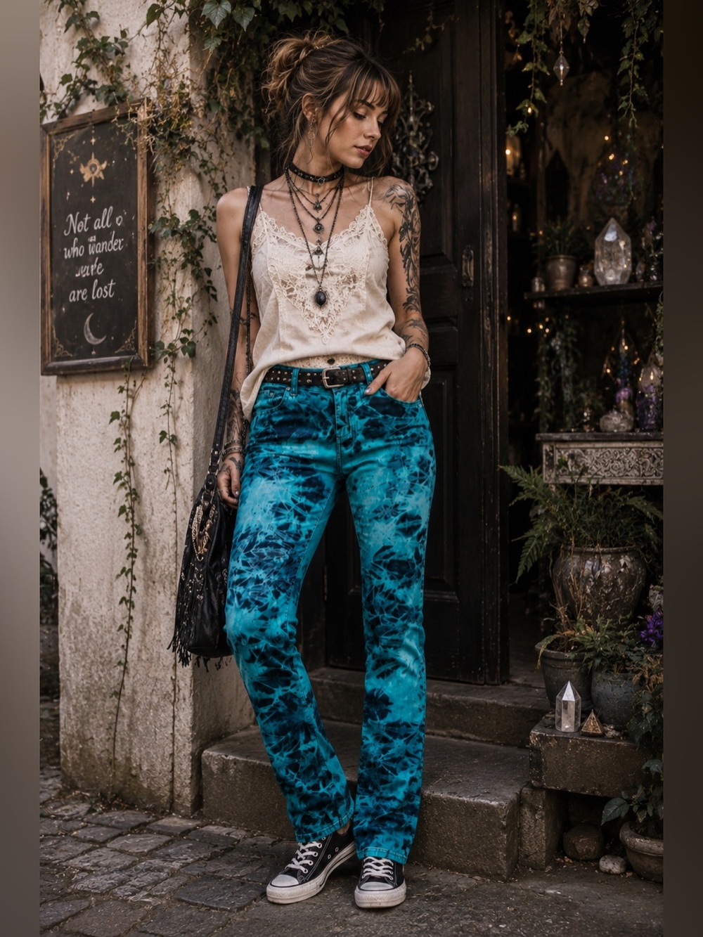 ROCK & REPUBLIC Berlin Tie Dye Jeans EUC